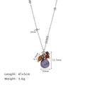 Natural Stone Necklace Earrings