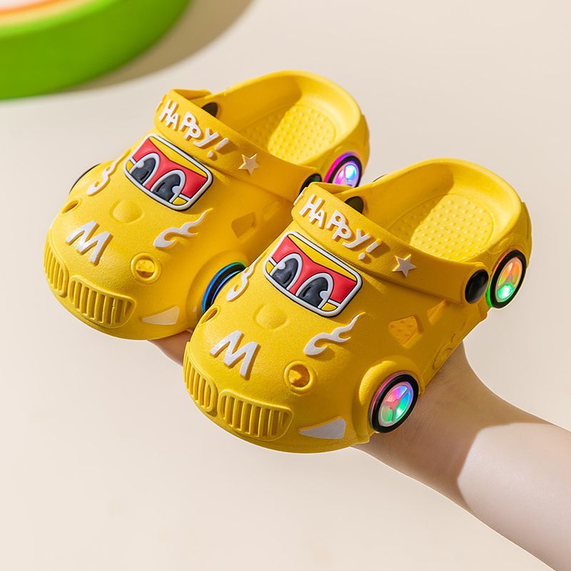 Childrens Cartoon Luminous Slippers