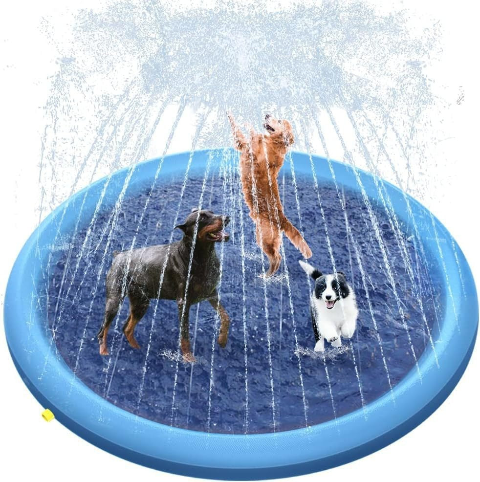 Round PVC Pet Water Spray Mat
